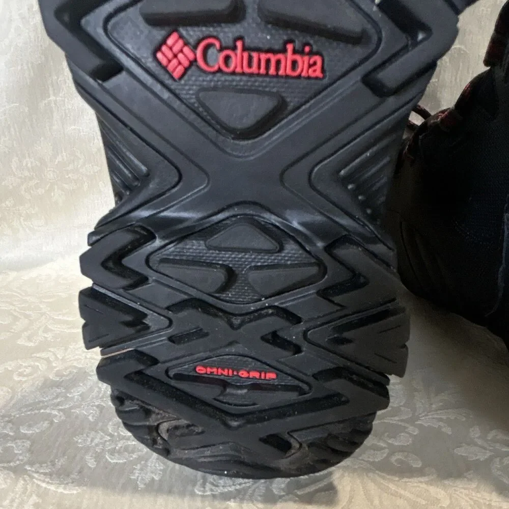 Columbia Bugaboot III Men's Waterproof Winter Boots Black Red Size 9.5 Wide 9.5W